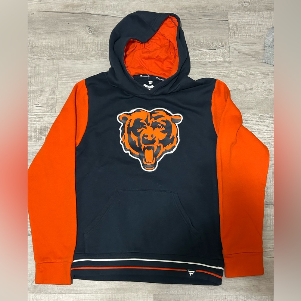 NWOT Fanatics NFL Chicago Bears Block Party Hoodie Men's Size Small